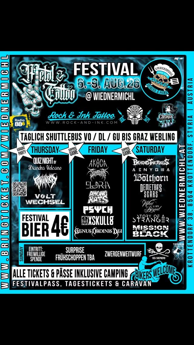 08-08-2026
Live beim @wiednermichl 

#metalcore #deathcore #metalhead #graz #festival